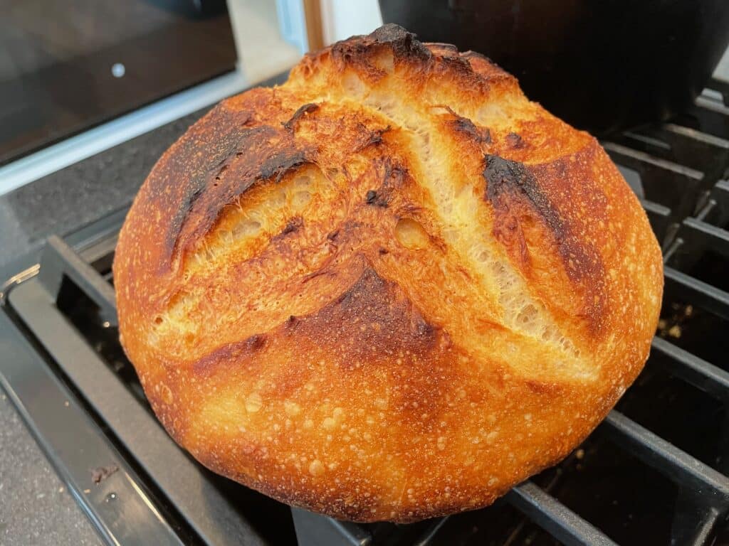 Home-baked fairytale sourdough bread